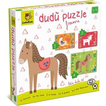 Ludattica Dudu Zvieratká z farmy, puzzle pre začiatočníkov (20309)