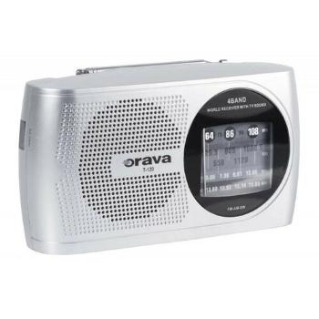 Orava T-120 S prenosný rádio prijímač s rozsahom FM/AM/SW