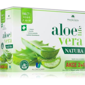 Pharma Activ AloeVeraLife NATURA 3x1000ml + LIPOZOMAL vit.C 15 sáčků šťava na podporu trávenia