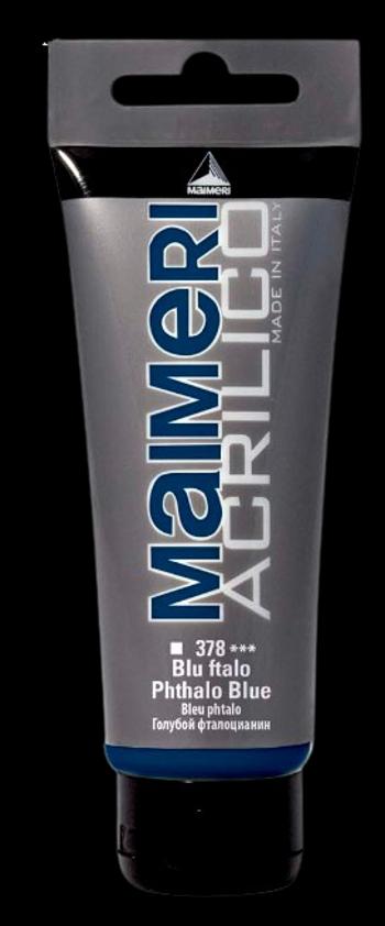 MAIMERI ACRILICO - Akrylové farby 378 - phthalo blue, 0,2 L