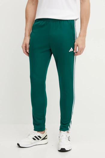 Tréningové nohavice adidas Performance Train Essentials zelená farba, s nášivkou, JD0336