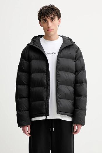 Bunda Calvin Klein čierna farba, zimná, LV04LC507G
