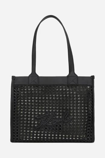 Kabelka Karl Lagerfeld čierna farba, A2W30052