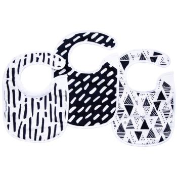 Tiny Twinkle Kaffle Set podbradníček Black & White 3 ks