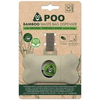 M-Pets POO Bamboo béžový 5,5 × 4,1 × 8,2 cm (6953182737964)