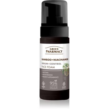 Green Pharmacy Bamboo & Niacinamide Face Foam čistiaca pleťová pena 150 ml