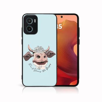 MY ART Ochranný kryt pre Motorola Moto G05 / Moto E15 HAPPY COW (181)