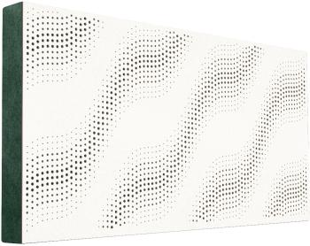 Mega Acoustic FiberPRO120 SineWave White/Green Absorpčný drevený panel