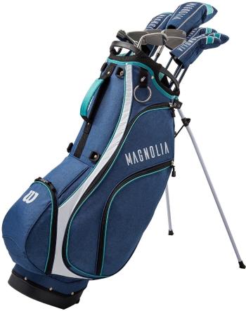 Wilson Staff Magnolia Complete Ladies Carry Bag Set Navy/White/Teal Pravá ruka Grafit Lady +1 inch Golfový set
