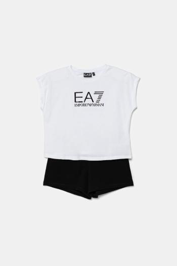 Detská súprava EA7 Emporio Armani biela farba, 7G000070 AF12503
