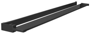 SAPHO - Skracovateľná polica na walk-in sprchovú zástenu, 60-140cm, čierna mat EG1425