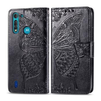 ART Peňaženkový kryt Motorola Moto G8 Power Lite BUTTERFLY čierny