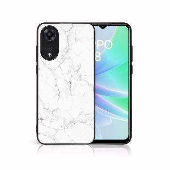 MY ART Ochranný kryt pre Oppo A78 WHITE MARBLE (144)