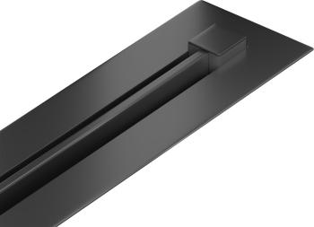 MEXEN - Flat 360° Super Slim podlahový žľab otočný 90, čierny 1751090