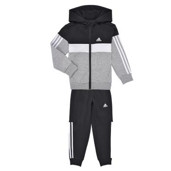 adidas  Tiberio 3-Stripes Colorblock Fleece Track Suit  Súpravy vrchného oblečenia Šedá