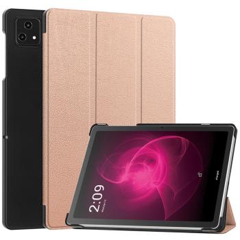 LEATHER Zaklápací kryt pre T Tablet ružovozlatý