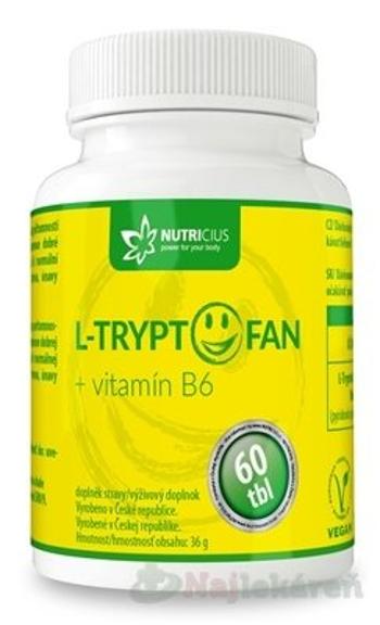 NUTRICIUS L-TRYPTOFAN + vitamín B6 60 tabliet