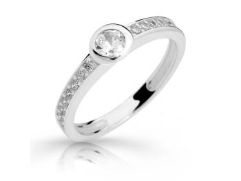 Cutie Diamonds Luxusný zásnubný prsteň z bieleho zlata s diamantmi DZ6879-2357-10-X-2 54 mm