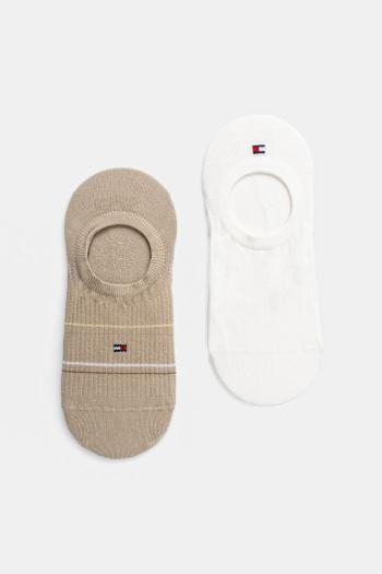 Ponožky Tommy Hilfiger 2-pak dámske, zelená farba, 701232980