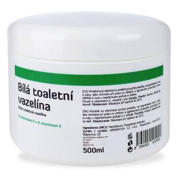 AROMATICA Biela toaletná vazelína s vitamínom E 500 ml