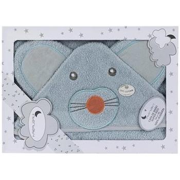 INTERBABY osuška froté (100 × 100 cm) myška, sivá (8435440385943)