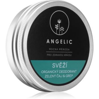 Angelic Organický deodorant "Svieži" Zelený čaj & Grapefruit krémový dezodorant 50 ml