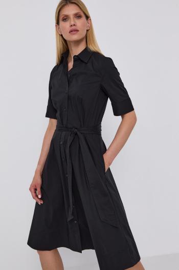Šaty Lauren Ralph Lauren čierna farba,mini,áčkový strih,200748950002