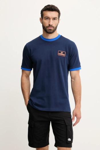 Bavlnené tričko adidas Originals Contrast Tee pánske, tmavomodrá farba, s nášivkou, JC8383