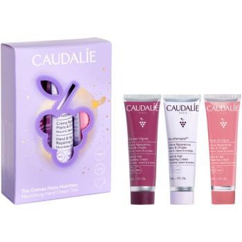 Caudalie Hand Cream Trio Set darčeková sada na ruky a nechty 3 ks