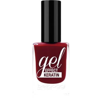 bellaoggi Gel Effect Keratin Nail Polish lak na nechty odtieň Bloody Mary 10 ml