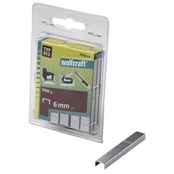 WOLFCRAFT - Spona široká čalounická 10,55mm výška 6 mm, 2000 ks (4006885705609)