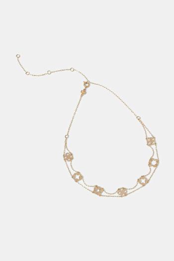 Pozlátený náhrdelník Tory Burch Choker Necklace 171113-720