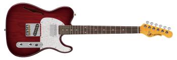 G&L Tribute ASAT Classic Bluesboy Semi-Hollow Red Burst, RW