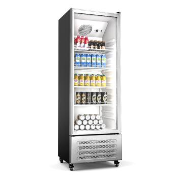 Klarstein GrandCooler chladnička na nápoje, 270 l, LED osvetlenie, s kolieskami, 4 police