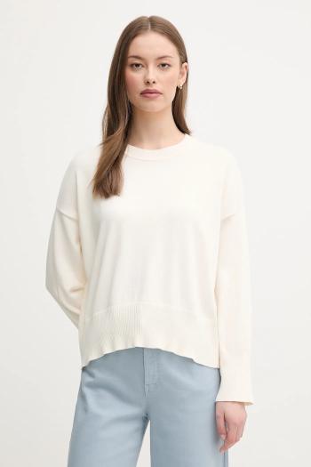 Bavlnený sveter United Colors of Benetton béžová farba, ľahké, 1294D10DP