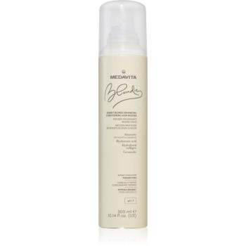 Medavita Blondie Sunset Blonde Enhancing Conditioning Hair Mouse penový kondicionér pre teplé odtiene blond 300 ml