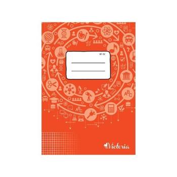 Victoria füzet, tűzött, a4, kockás, 32 lap, victoria circle &quot...