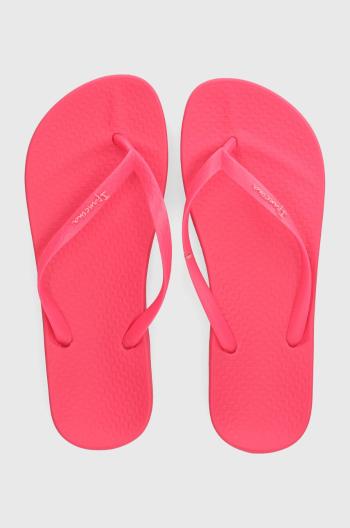 Žabky Ipanema ANAT COLORS dámske, ružová farba, na plochom podpätku, 82591-AG368