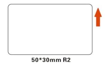 Niimbot štítky R A2A88358101, 50x30mm 230ks White pre B21