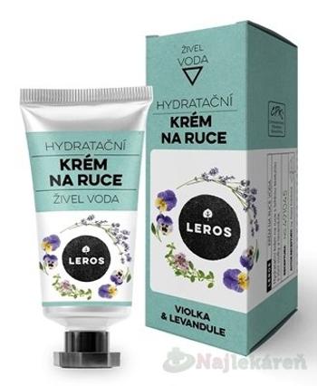 LEROS HYDRATAČNÝ KRÉM NA RUKY ŽIVEL VODA  s fialkou a levanduľou 1x30 ml