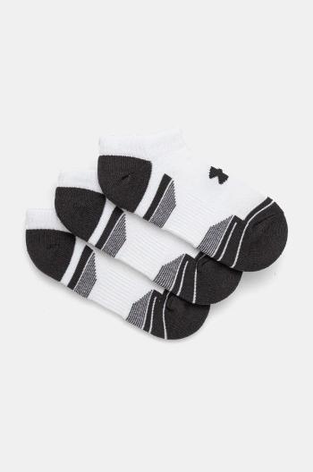 Detské ponožky Under Armour Y Performance Tech 3pk NS 3-pak biela farba, 1379519