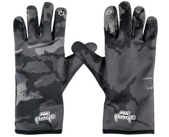 Fox rage rukavice thermal camo gloves - m