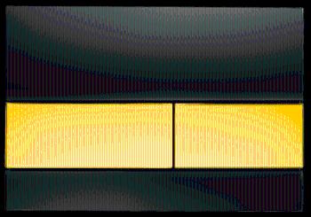Ovládacie tlačidlo Tece Square sklo zlatá 9240808