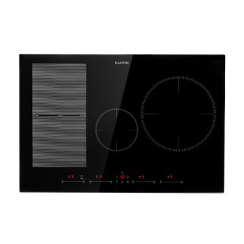 Klarstein Delicatessa 77 Hybrid, vstavaná indukčná varná doska, 7000 W, 4 zóny, čierna