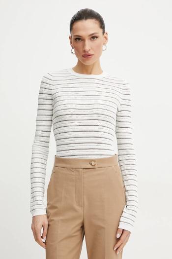 Sveter Guess KYLA dámsky, biela farba, tenký, W5GR14 Z3MS0