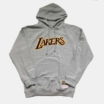 Mitchell & Ness sweatshirt Los Angeles Lakers NBA Team Logo Hoody grey - S
