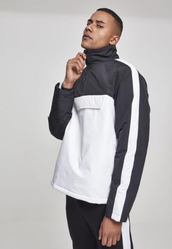 Urban Classics 2-Tone Padded Pull Over Jacket white/black - M