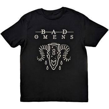 Bad Omens tričko Ram Skull Čierna XXL