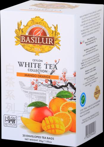 BASILUR White Tea Mango Orange prebal 20 x 1.5 g