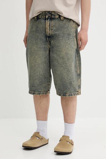 Rifľové krátke nohavice Dickies zelená farba, melanžové, DK0A4YSYK581